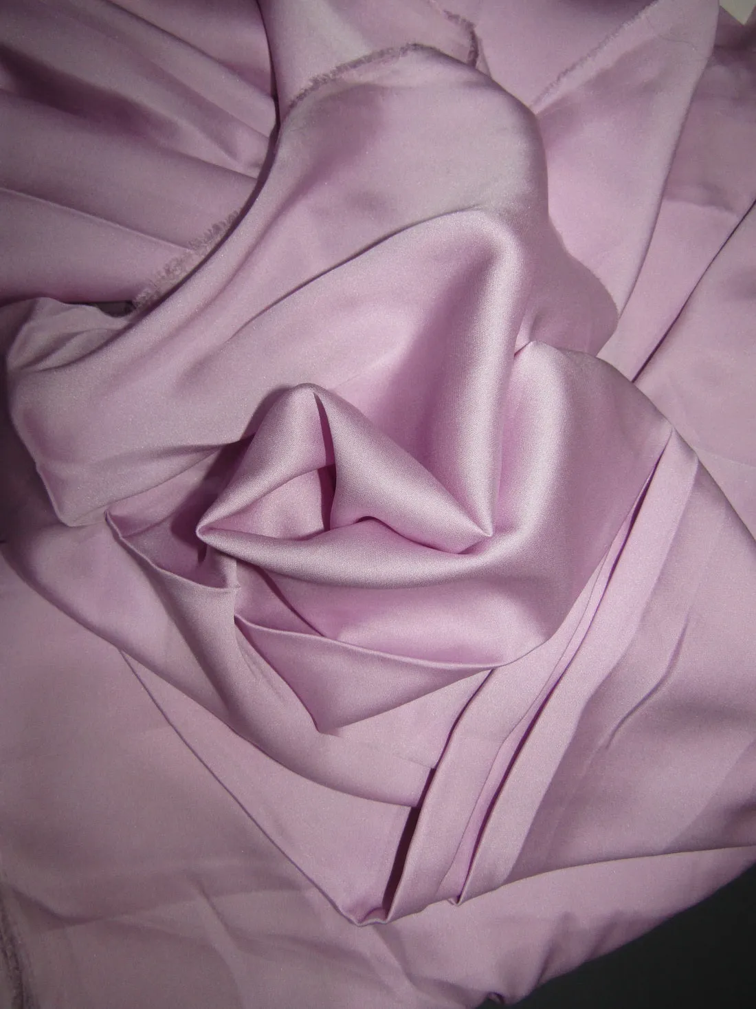 100% Silk LYCRA Satin fabric 115 gms[31MOMME] 54&quot;WIDE - LILAC