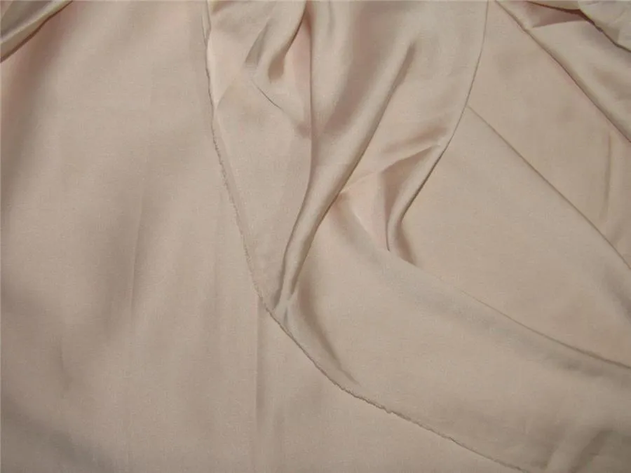 100% Silk LYCRA Satin fabric 80 gms 44&quot;WIDE - skin color