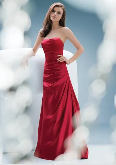 100% Silk Satin fabric 44&quot;-red colour