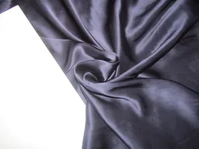 100% Silk Satin fabric 54" wide  PURPLE NAVY 80 grams  [21.34 momme] [12996]