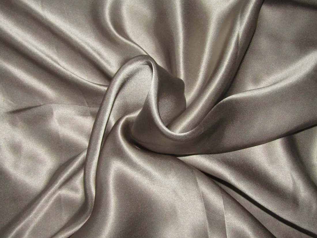 100% Silk Satin fabric 54" wide SAND GOLD 90 grams [24 momme]