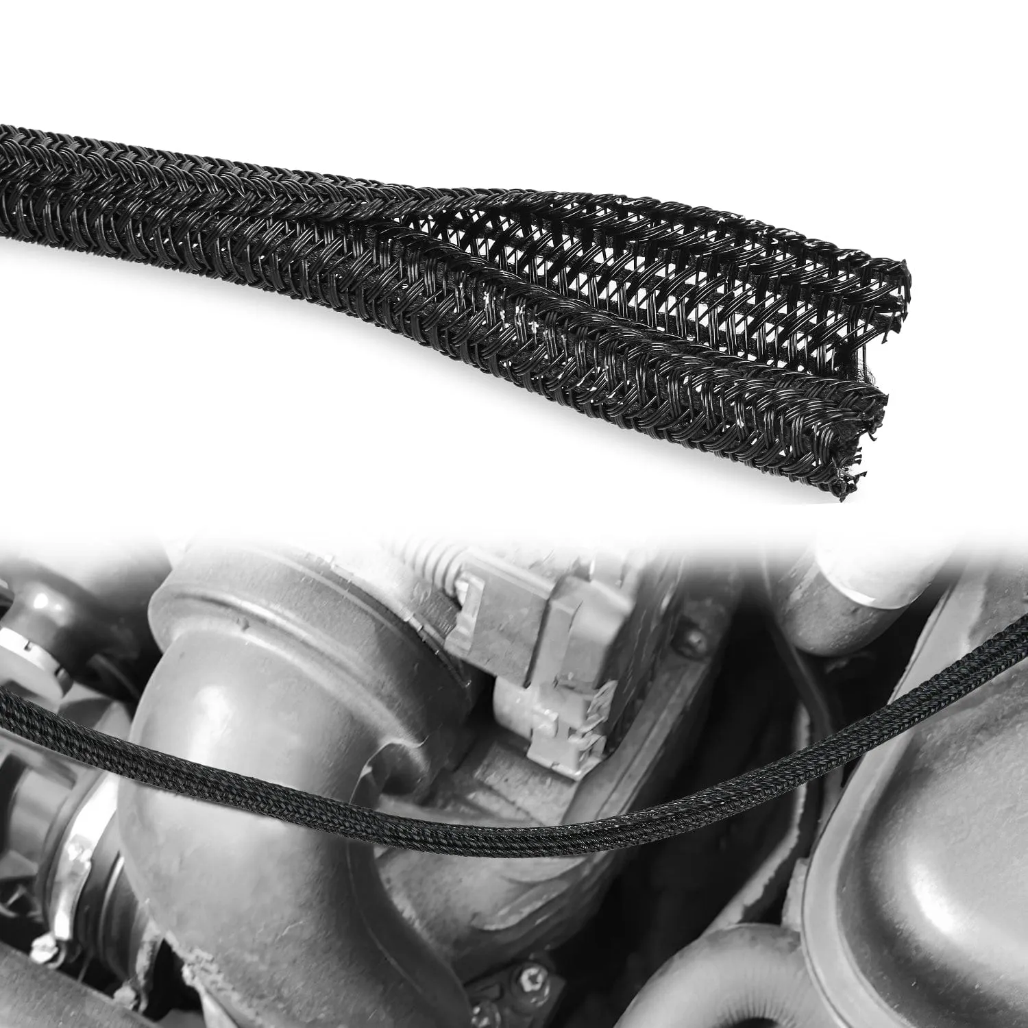 10ft-1/4inch Cable Management Sleeves