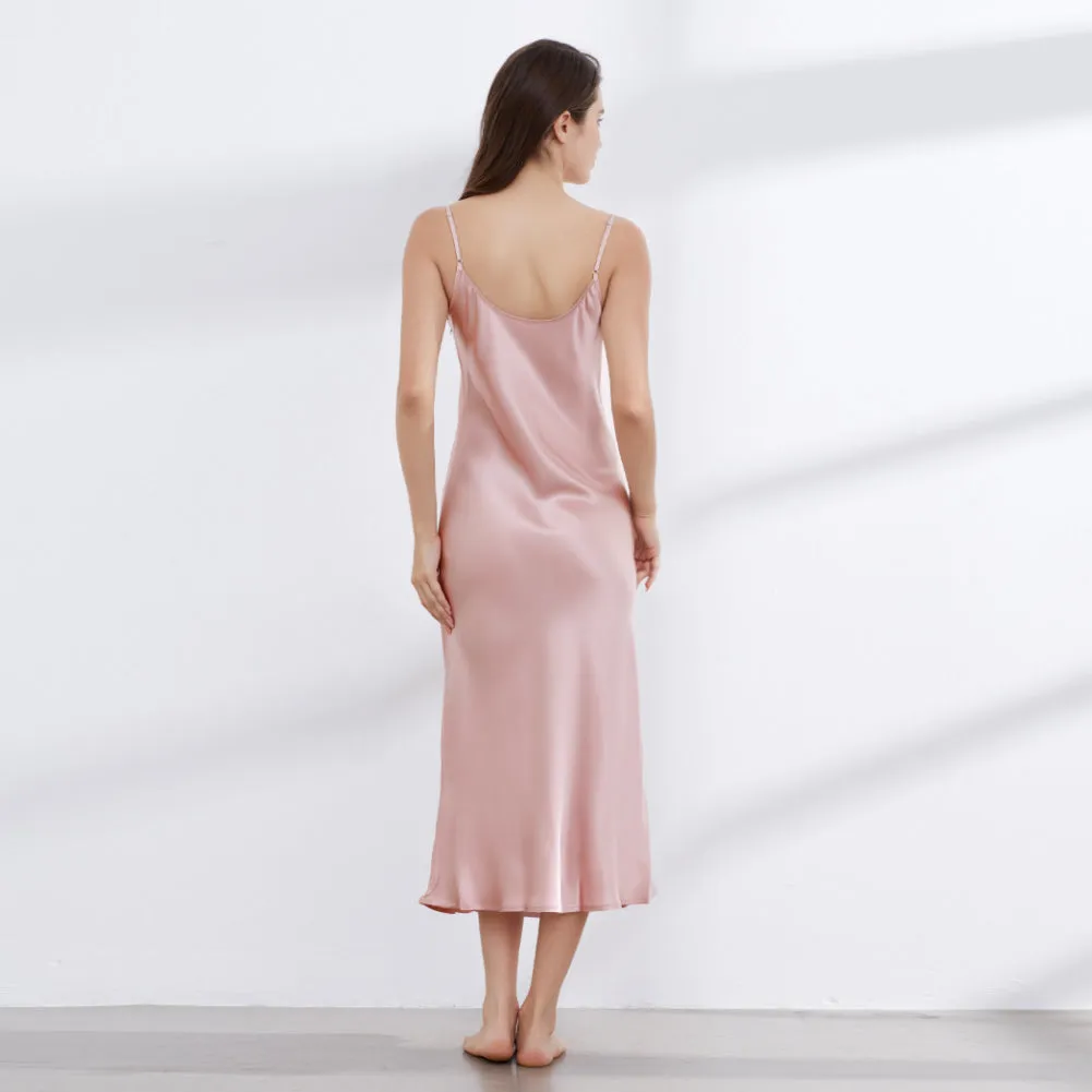 19 Momme Women's Long Silk Nightgown