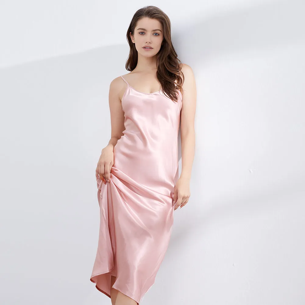 19 Momme Women's Long Silk Nightgown