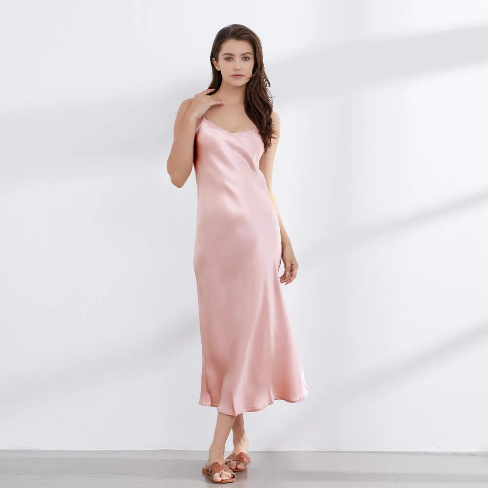 19 Momme Women's Long Silk Nightgown
