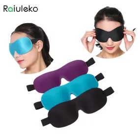 3D Sleep Mask Black Eyeshade Cover Natural Sleeping Eyes Mask Men Women Travel Eye Patch Aid Relax Rest Blindfold Eyepatch tool