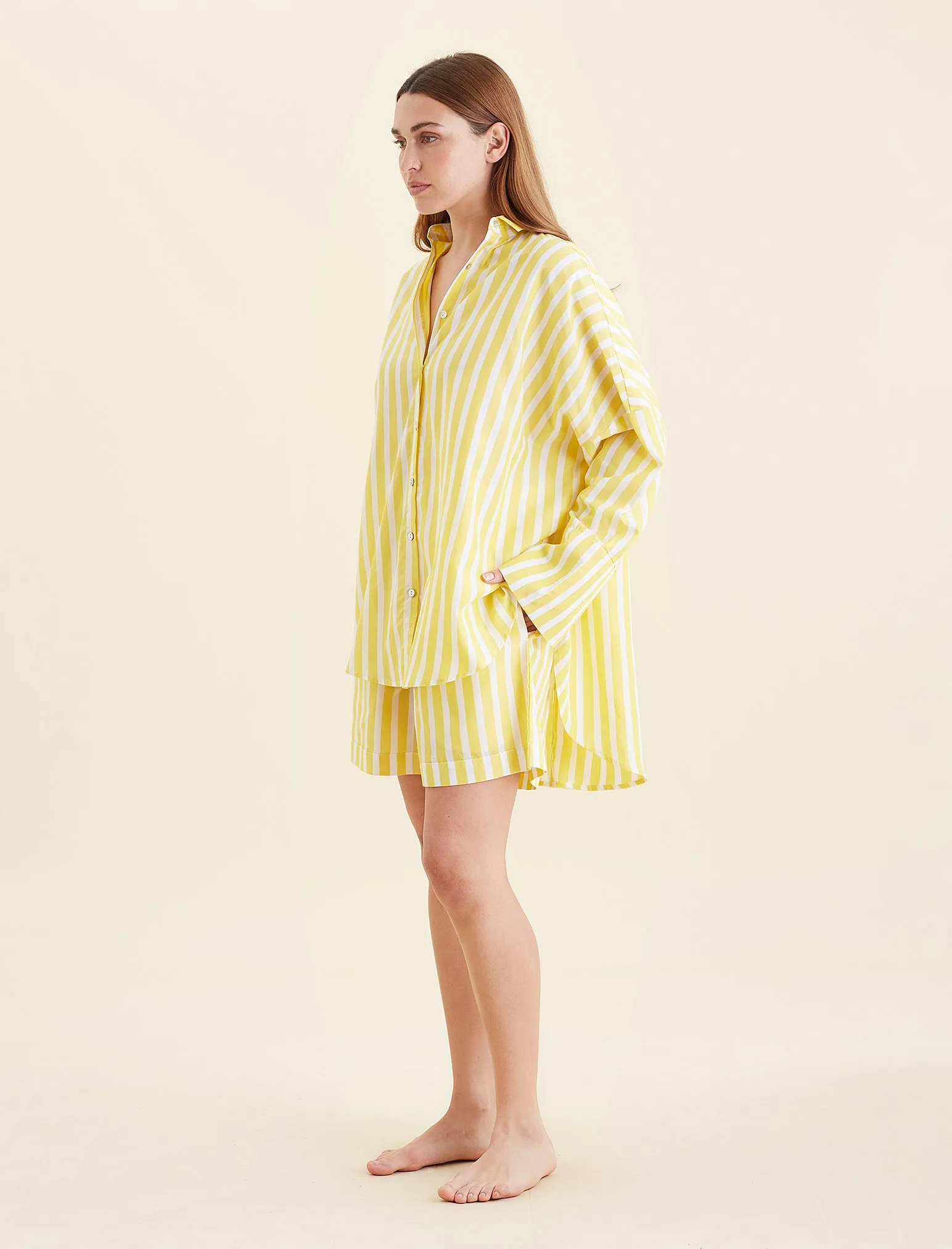 Amelie Long Sleeve Boxer PJ Set