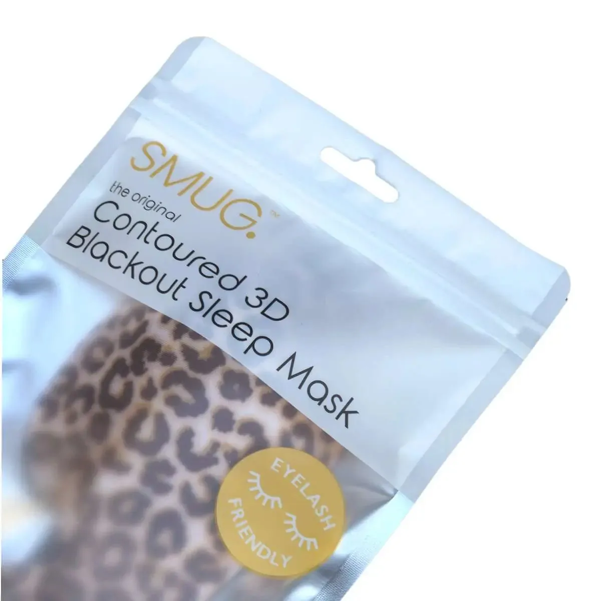 Animal Print Contoured 3D Blackout Sleep Mask