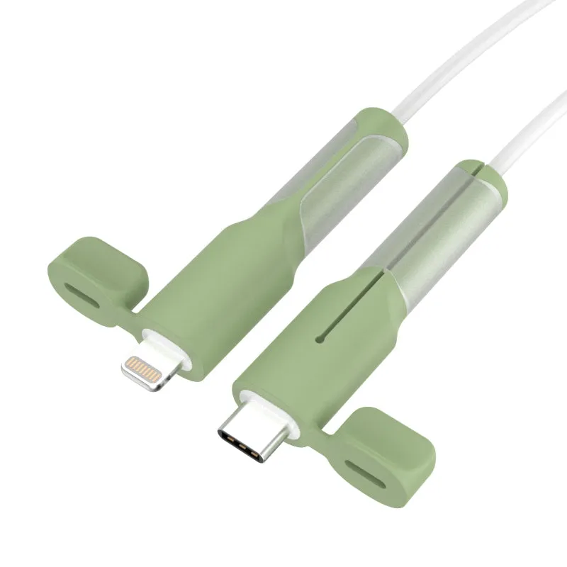 Apple/Android Compatible Anti-Break/Dust and Water Resistant USB Cable Protection Sleeve