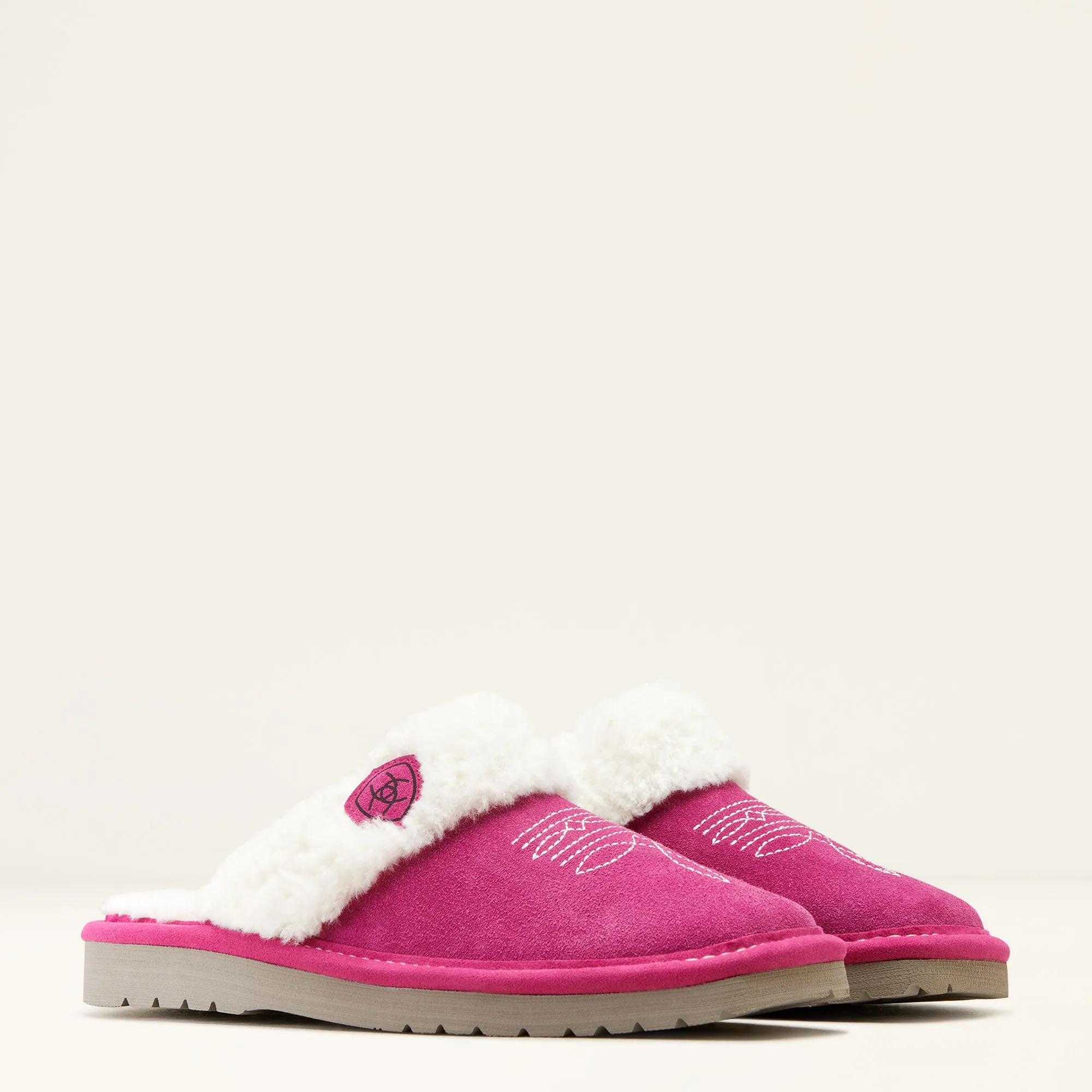 Ariat Women's Jackie Square Toe Slipper, Very Berry Pink