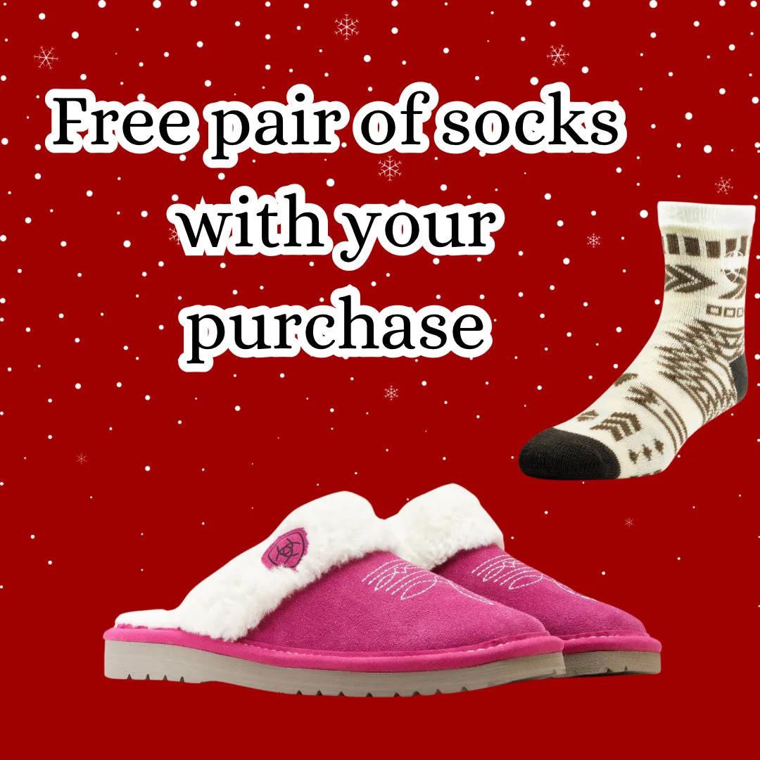 Ariat Women's Jackie Square Toe Slipper, Very Berry Pink