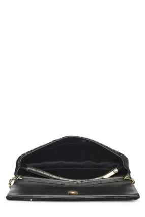 Chanel,  Paris-Cosmopolite Black & Gold Sequin Please Dare To Disturb Flap Bag, Black