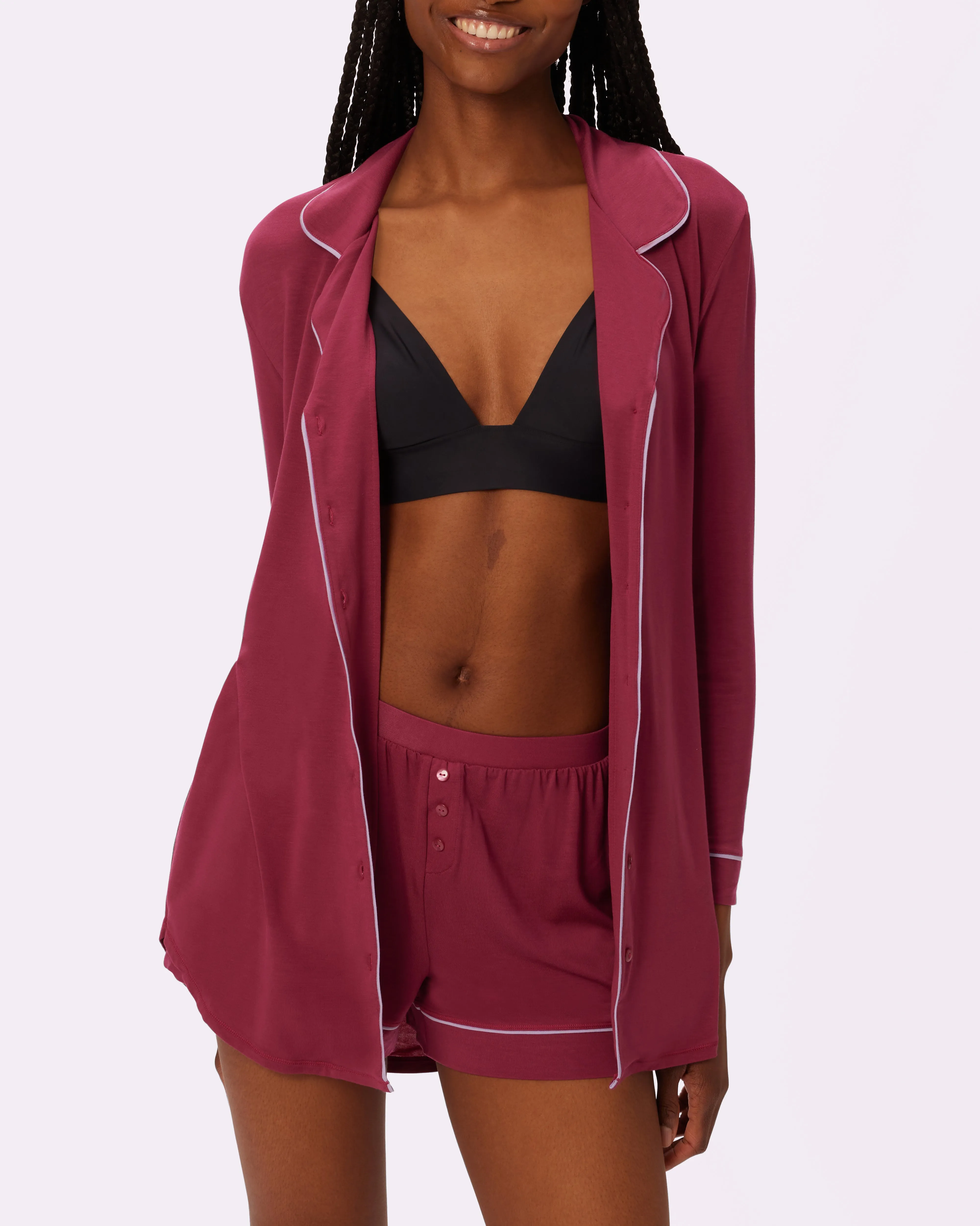 Cloud Longsleeve Button Up | SuperSoft | Archive (Lambrusco)