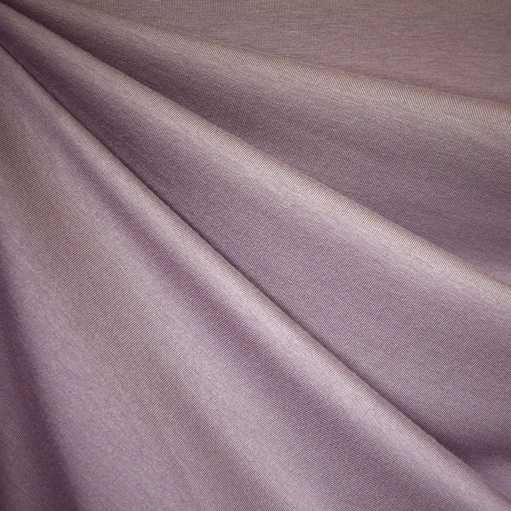 Cotton Modal Jersey Knit Solid Lavender SY