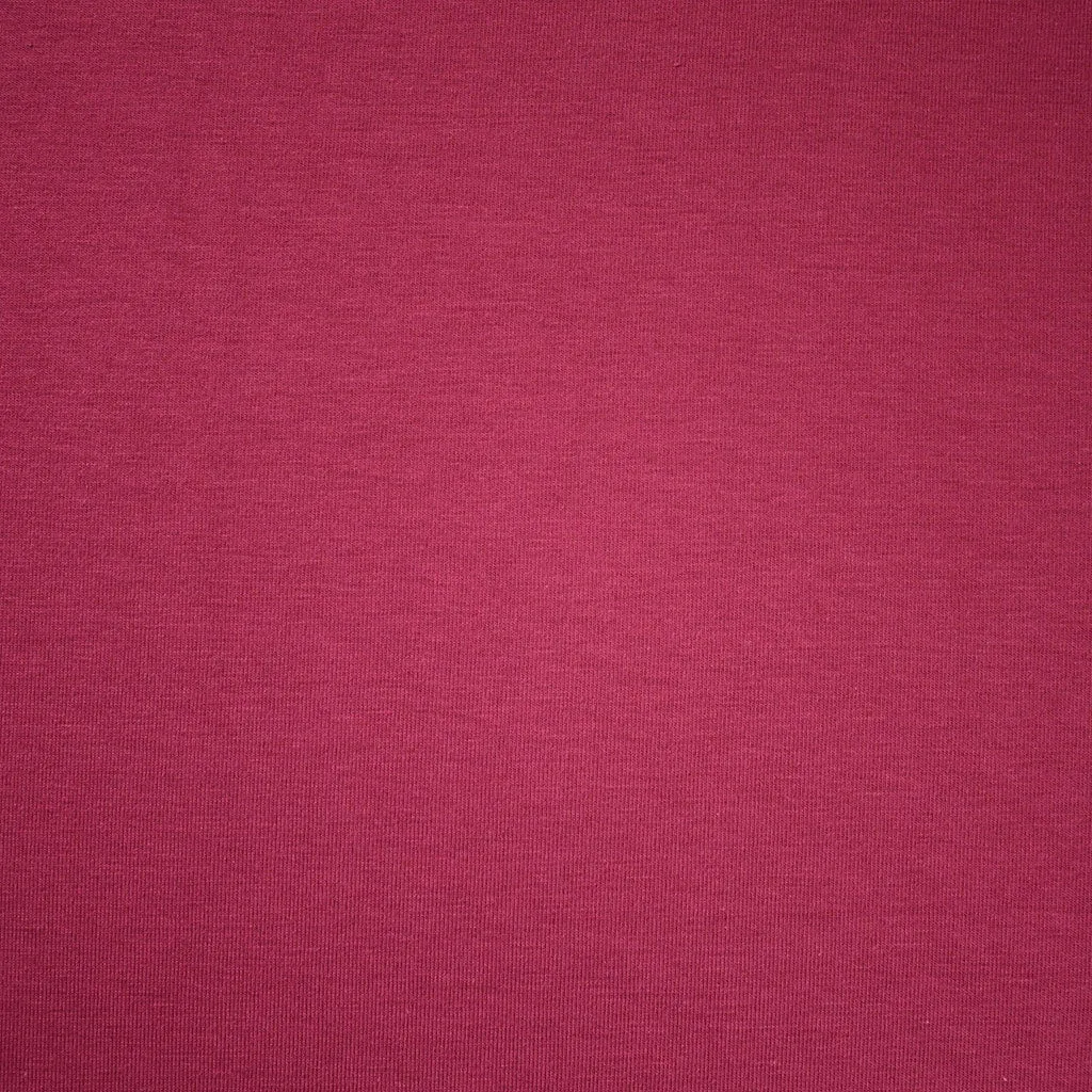 Cotton Modal Jersey Knit Solid Magenta