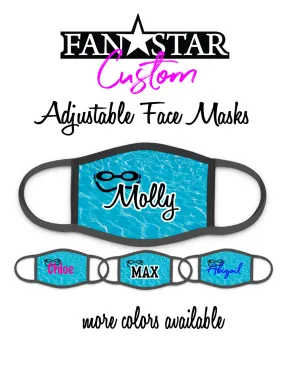 Custom Swimming Face Mask - Swimmer Mask - Add Your Personalization!