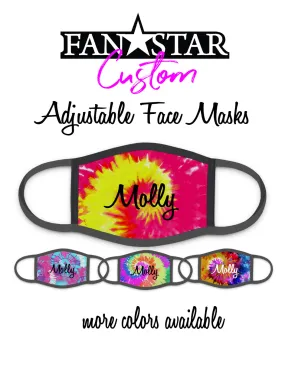 Custom Tie Dye Face Mask - Choose Your Colors