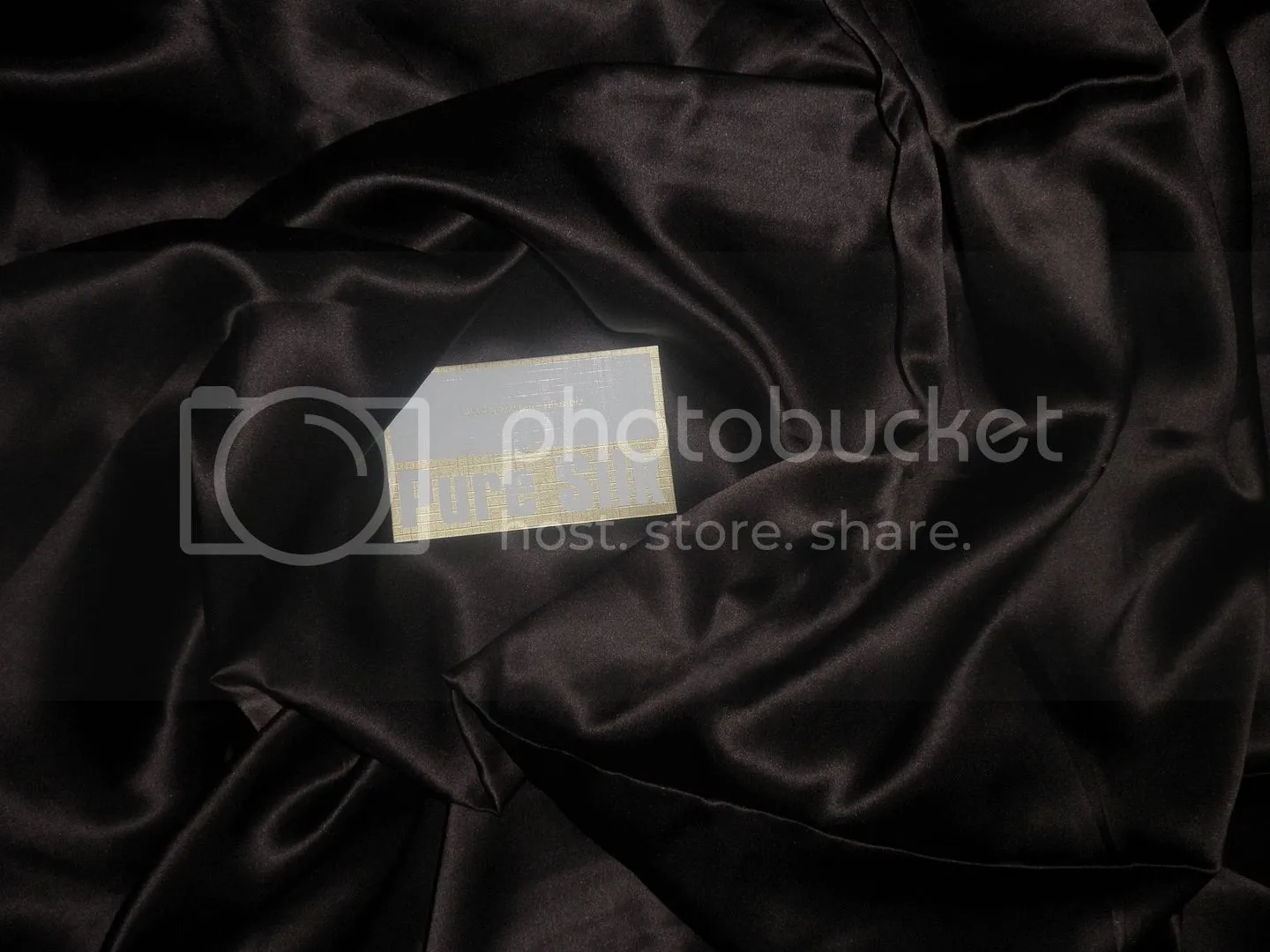Dark Coffee Brown colour silk satin fabric