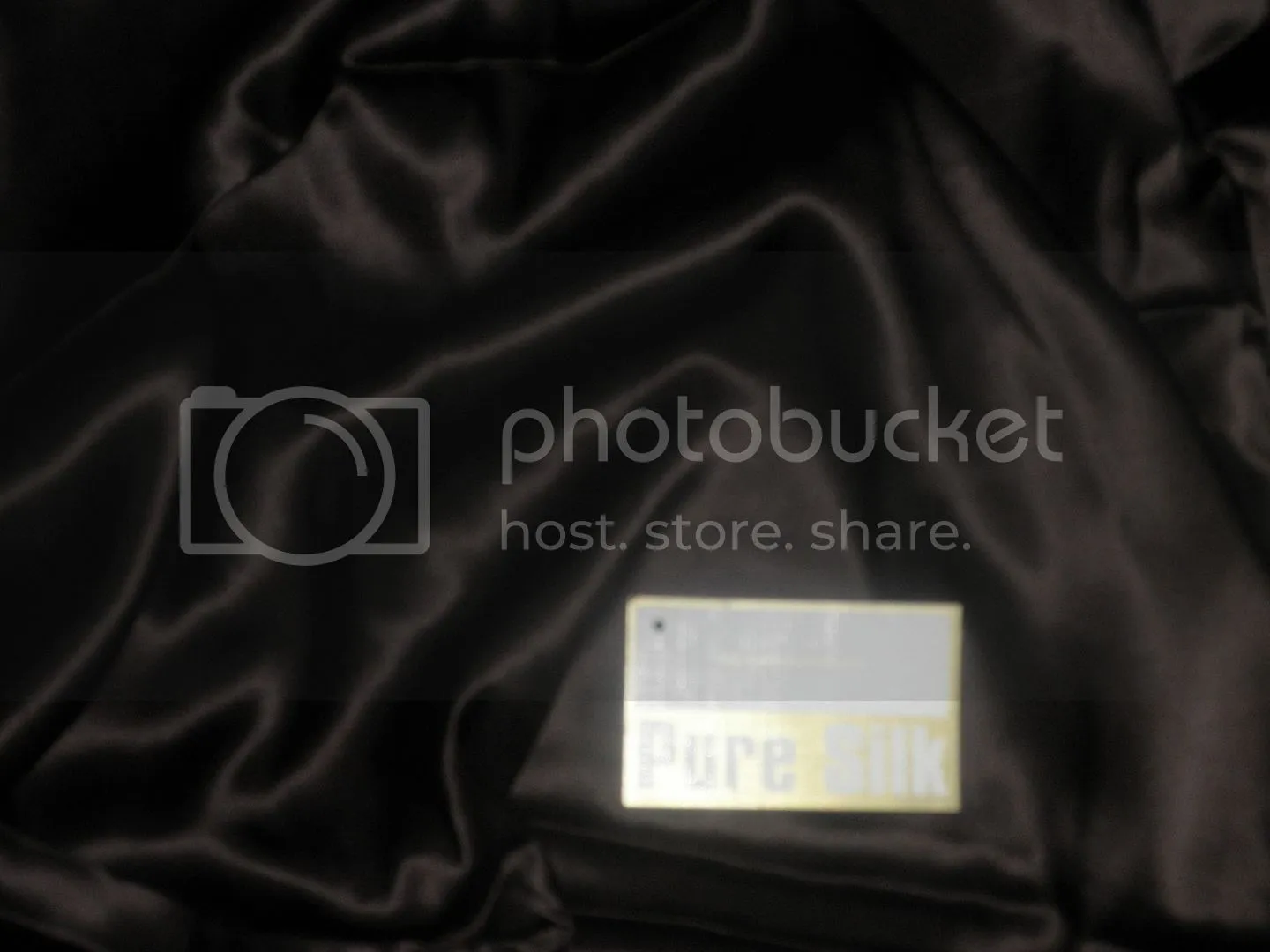 Dark Coffee Brown colour silk satin fabric