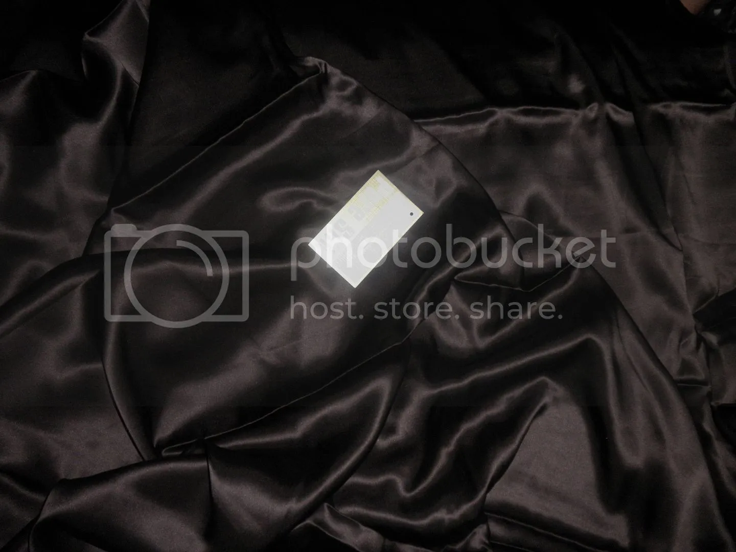 Dark Coffee Brown colour silk satin fabric