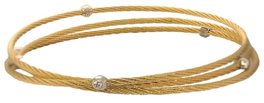Diamond Triple Bangle