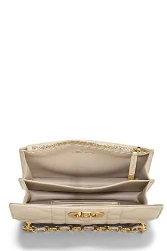Dior,  Beige Cannage Lambskin Miss Caro Bag Mini, Beige