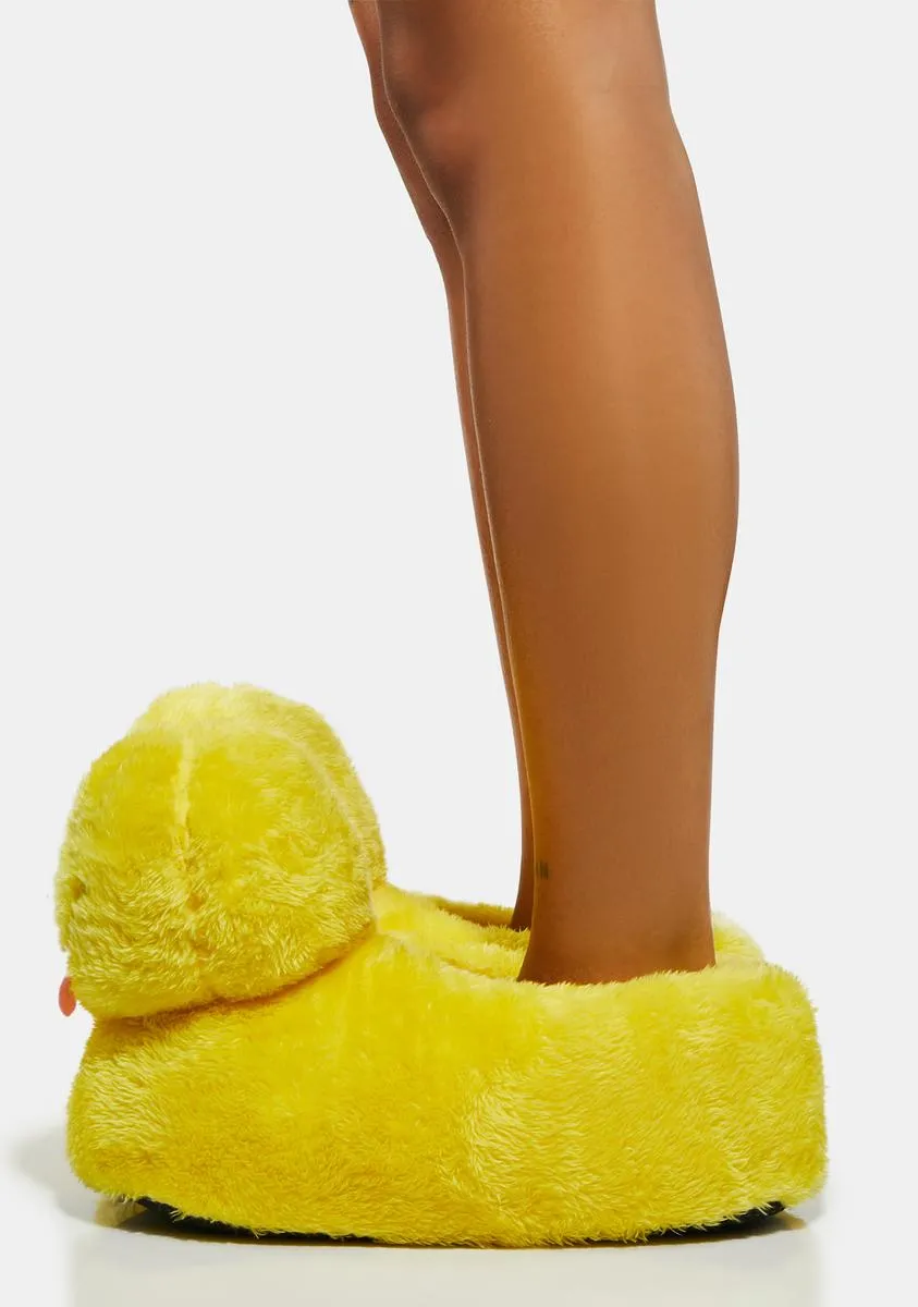 Ditch Reality Fuzzy Slippers