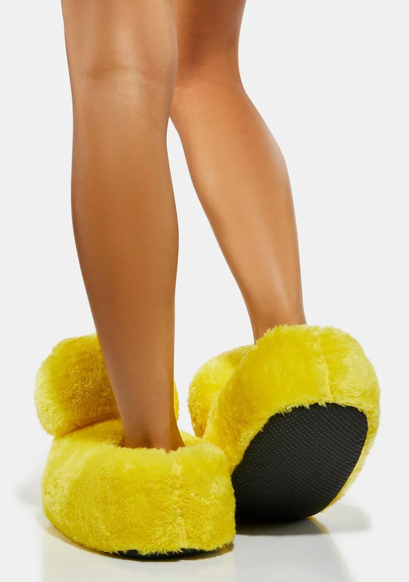 Ditch Reality Fuzzy Slippers