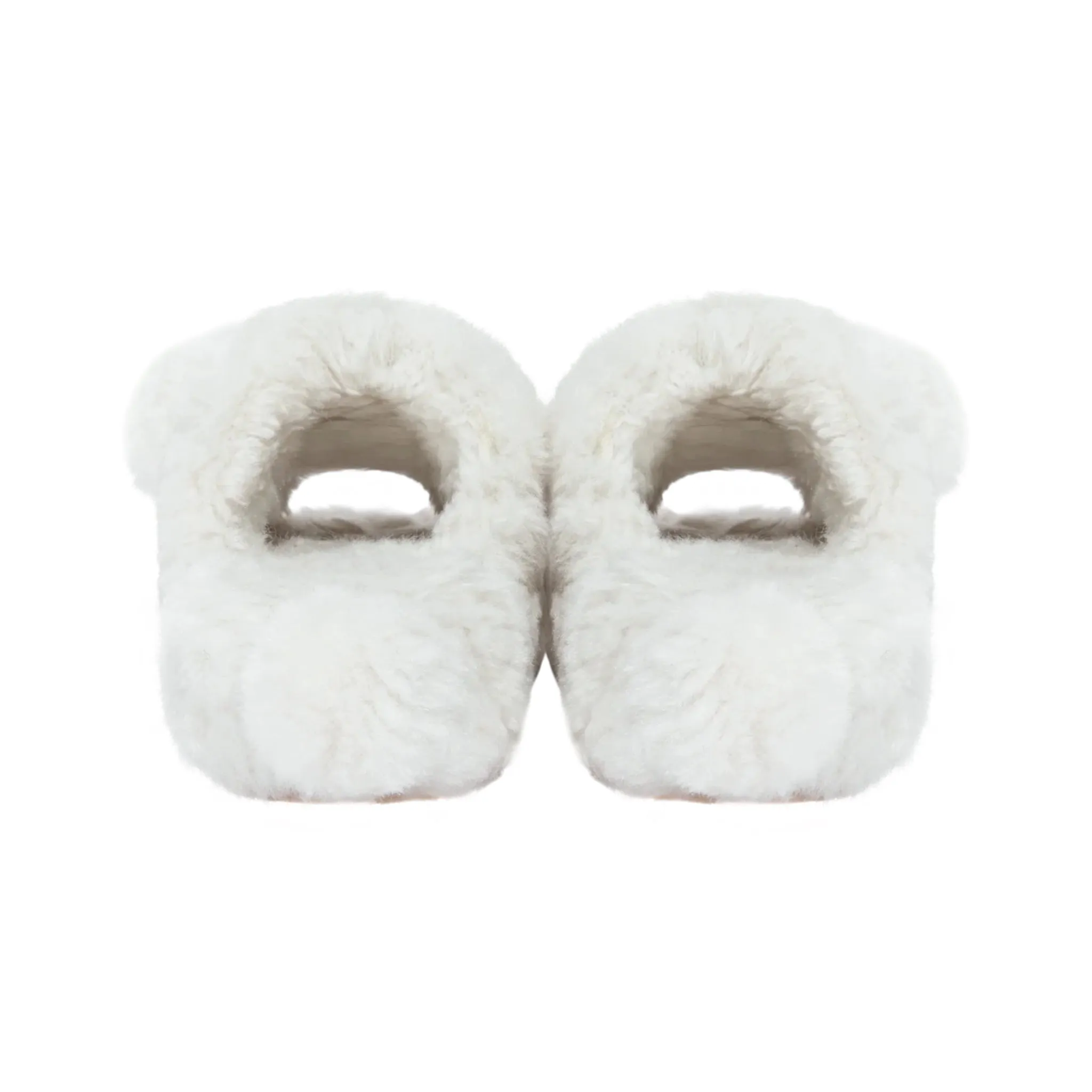 Doozoo Dynamic Fuzzy Slipper In White