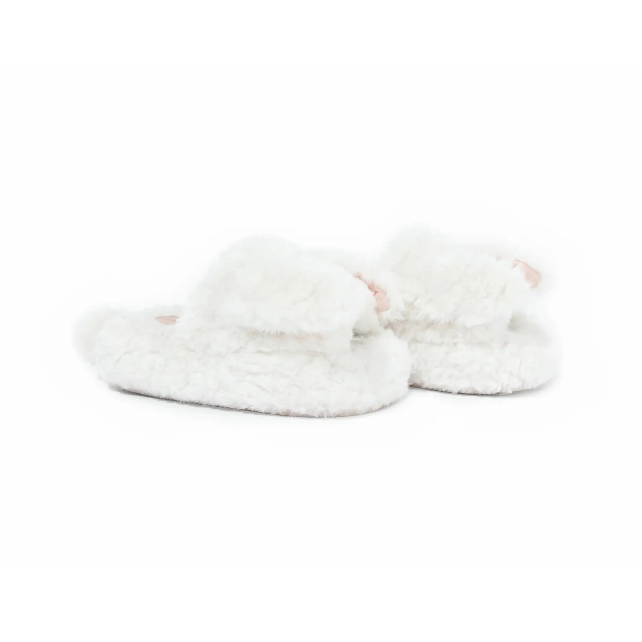 Doozoo Dynamic Fuzzy Slipper In White