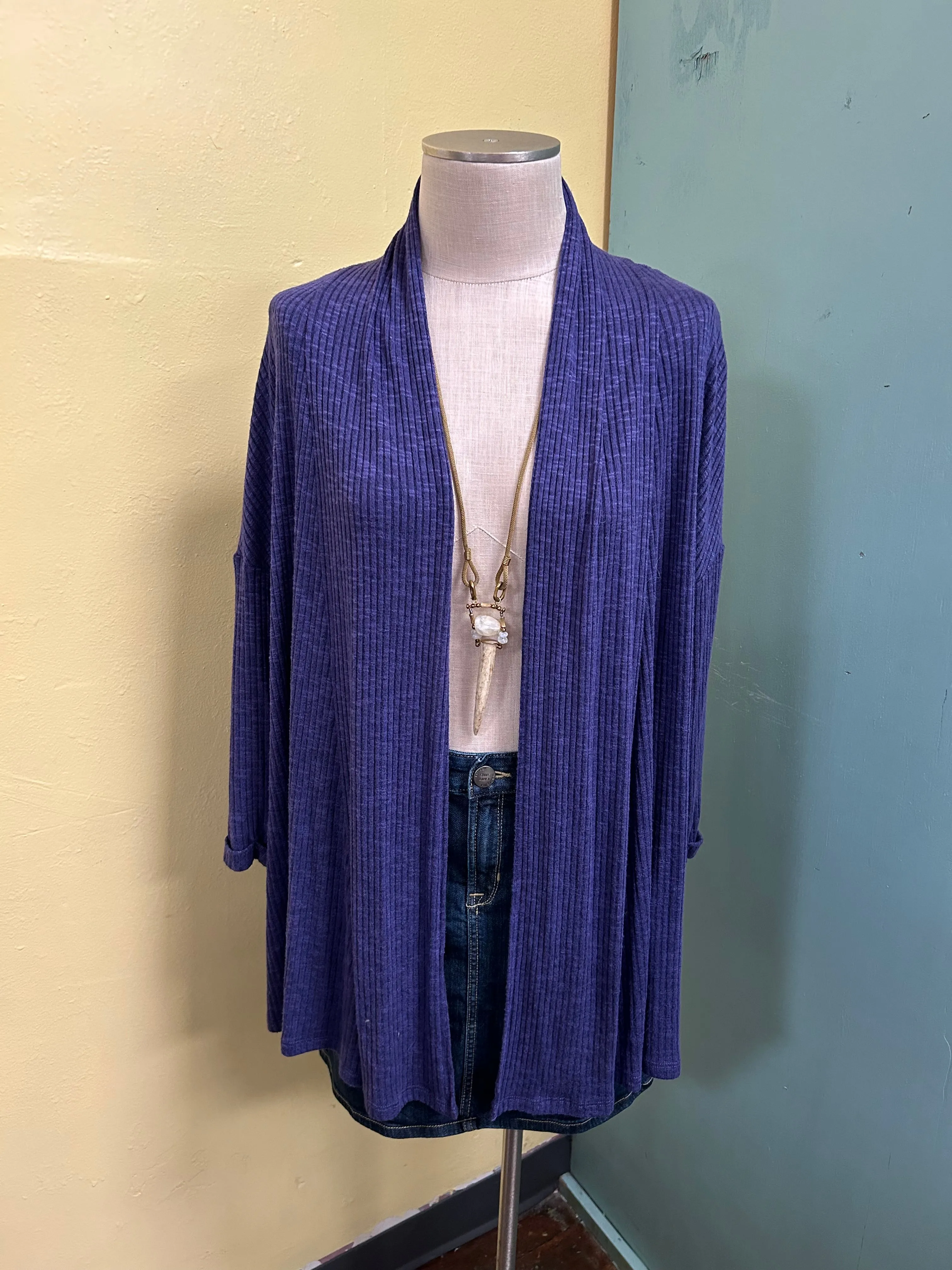 Falls Creek purple Cardigans, 2xl