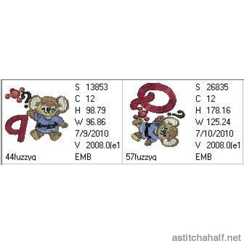 Fuzzy Letter Q