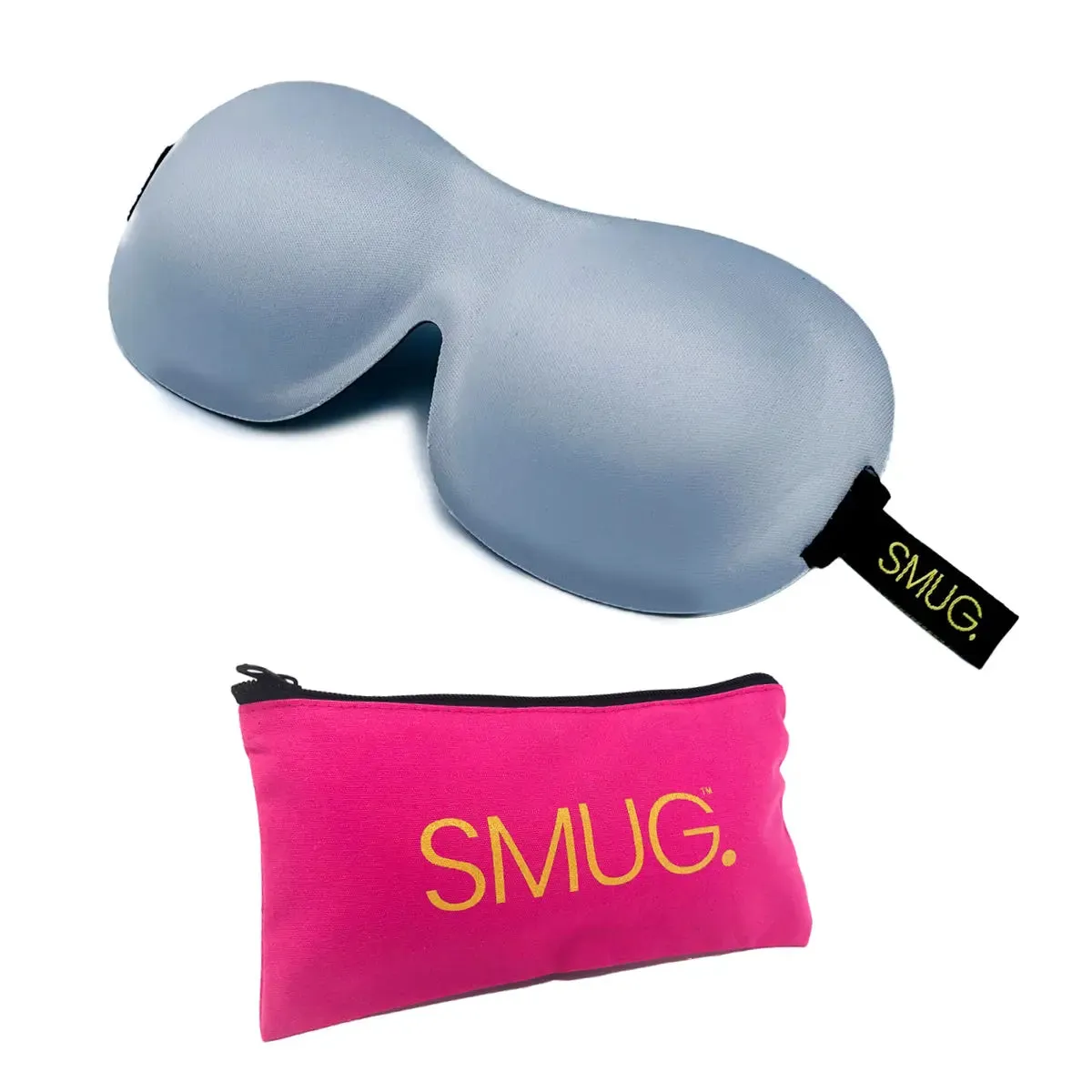 Grey Contoured 3D Blackout Sleep Mask