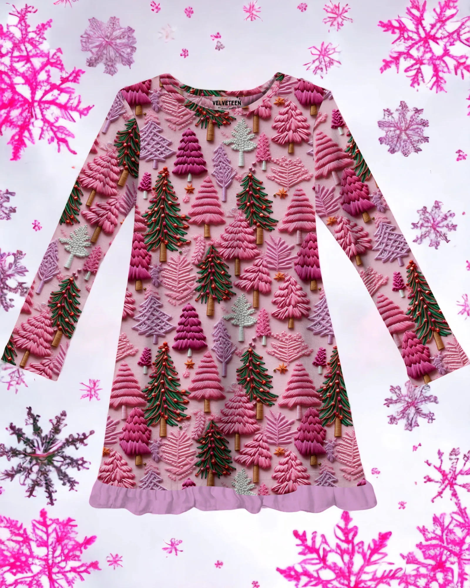 Gumdrop Forest | Bamboo Ruffle Gown | Discontinued Style