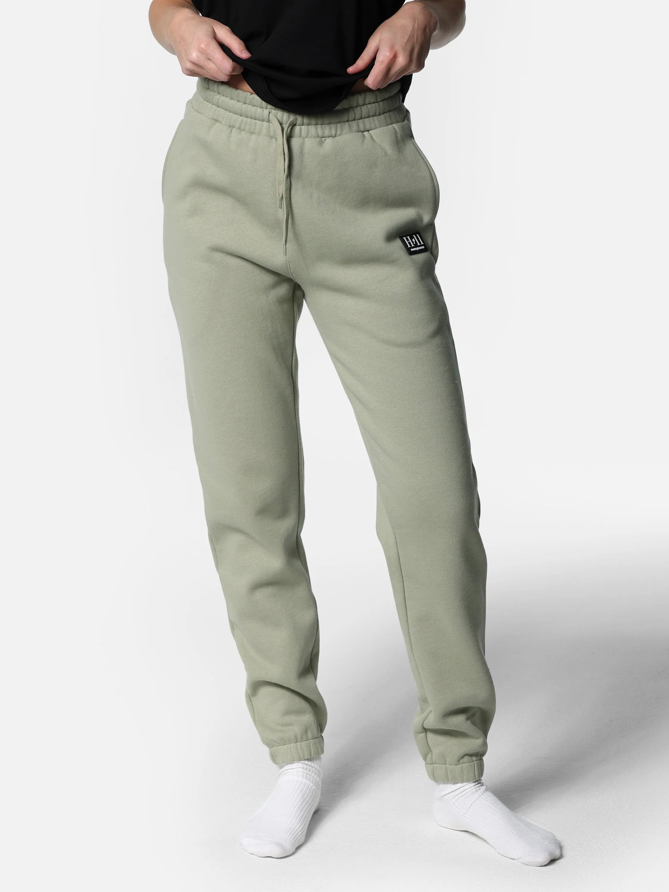 HOF11 Mini Logo Patch Sage Green Joggers