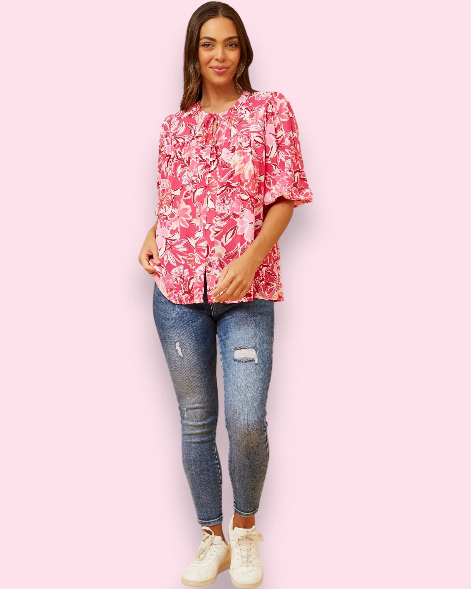 Jamari Button Up Top