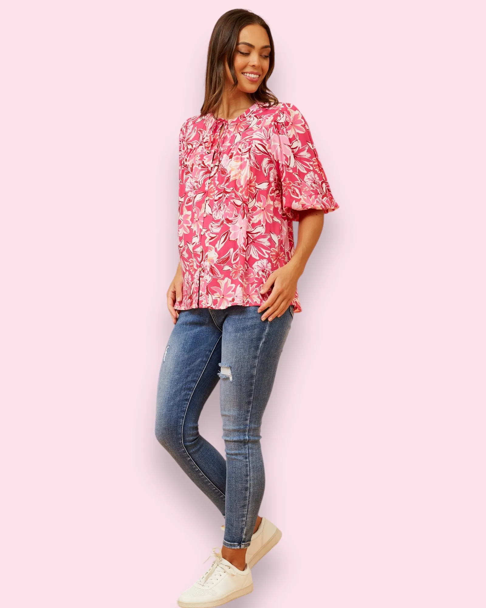 Jamari Button Up Top