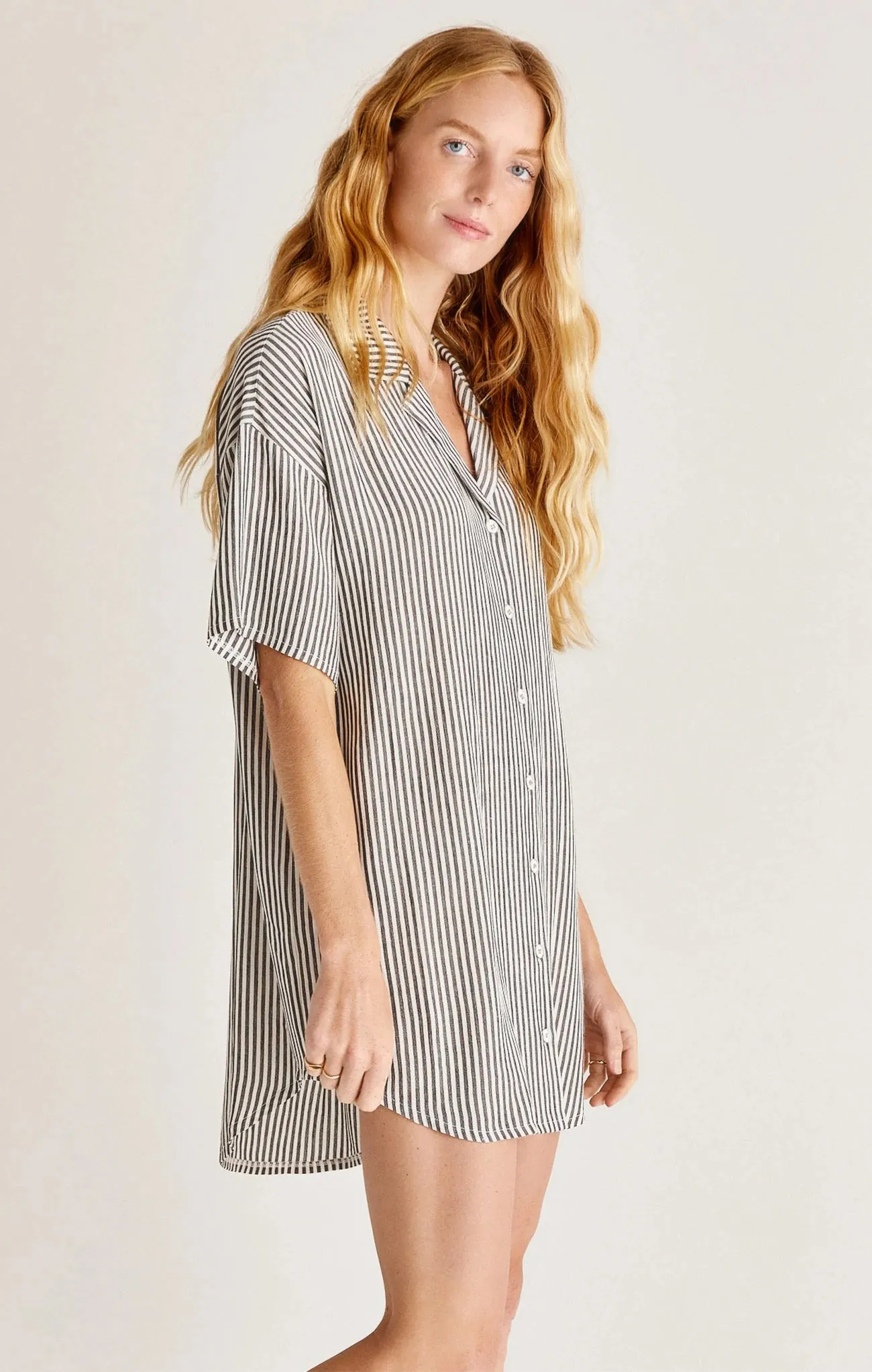 James Striped Dress