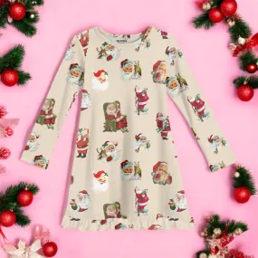 Jolly Old St. Nick | Bamboo Ruffle Gown