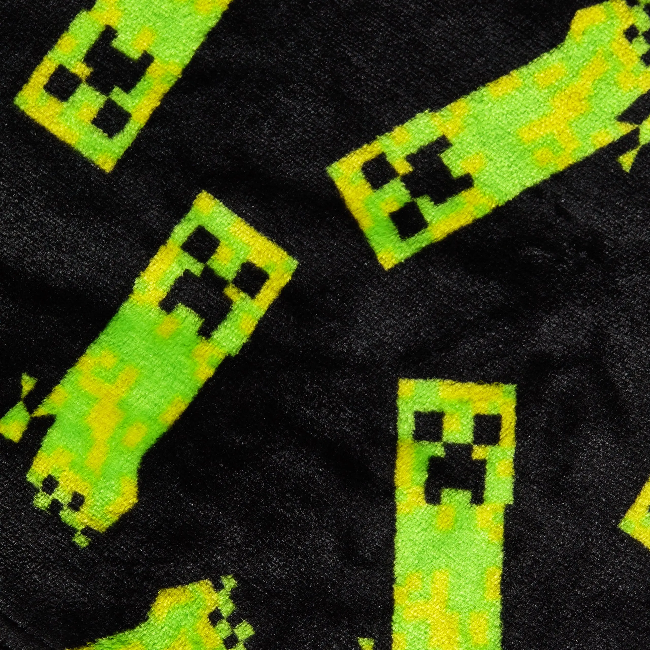 Kids Minecraft Fleece Hoodie Blanket - One Size