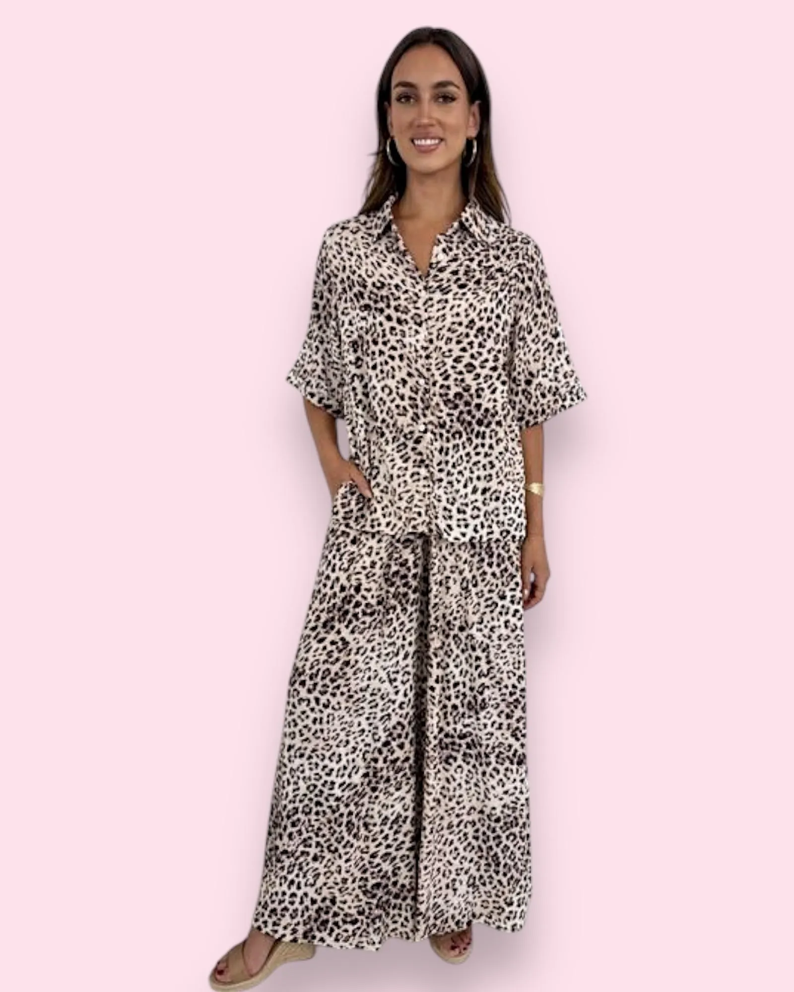 Leah Button Up Top
