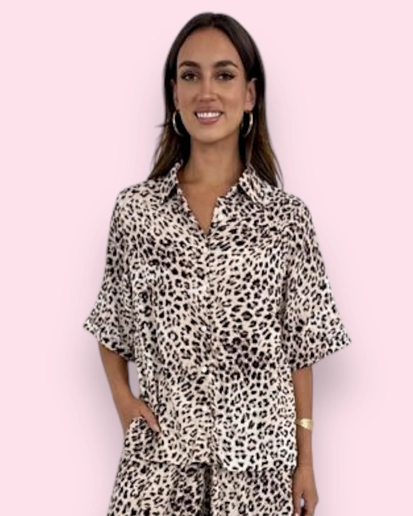 Leah Button Up Top
