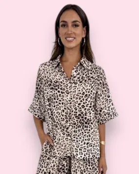 Leah Button Up Top
