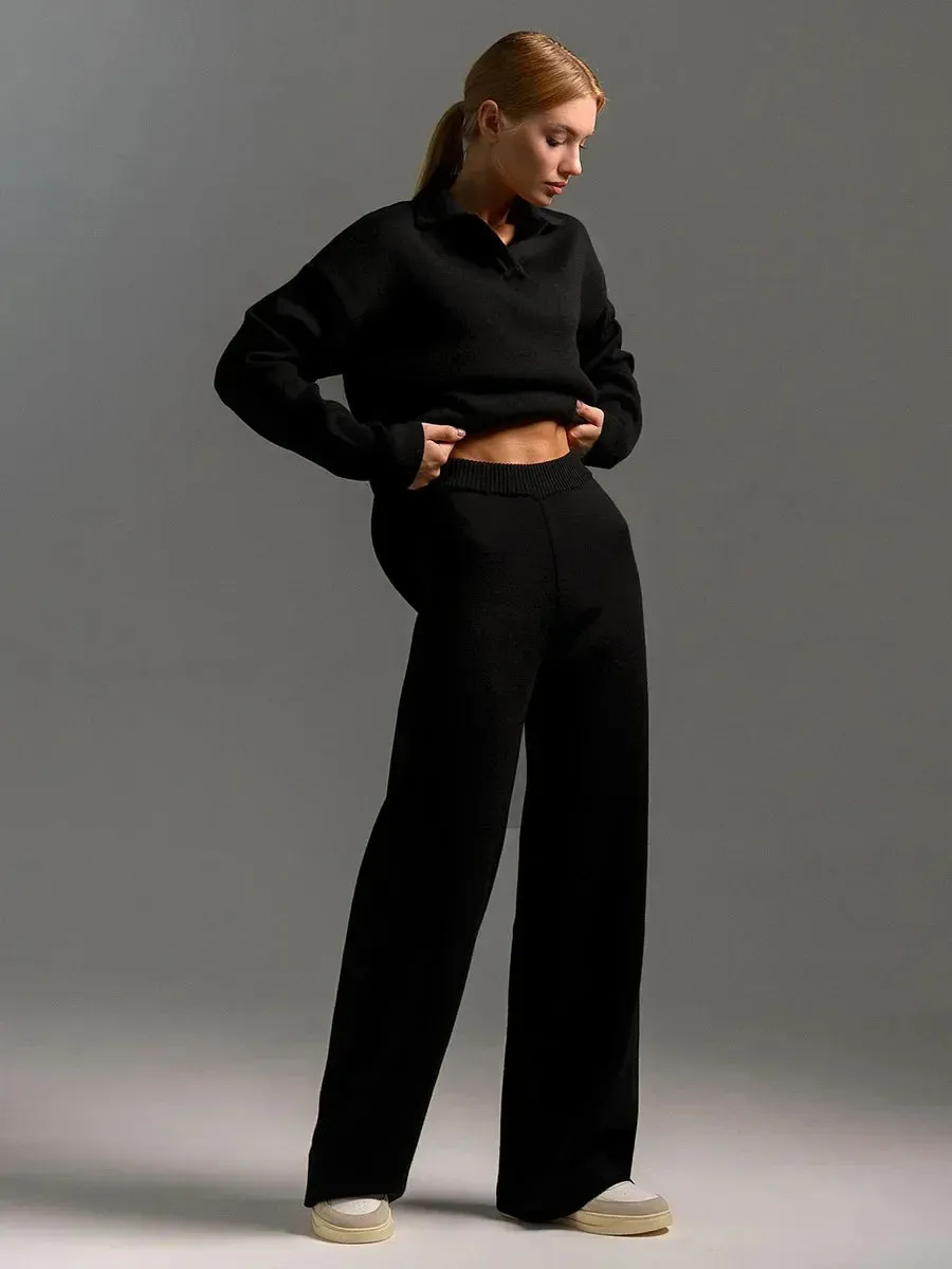 Luxury Cashmere-Like Loungewear Set