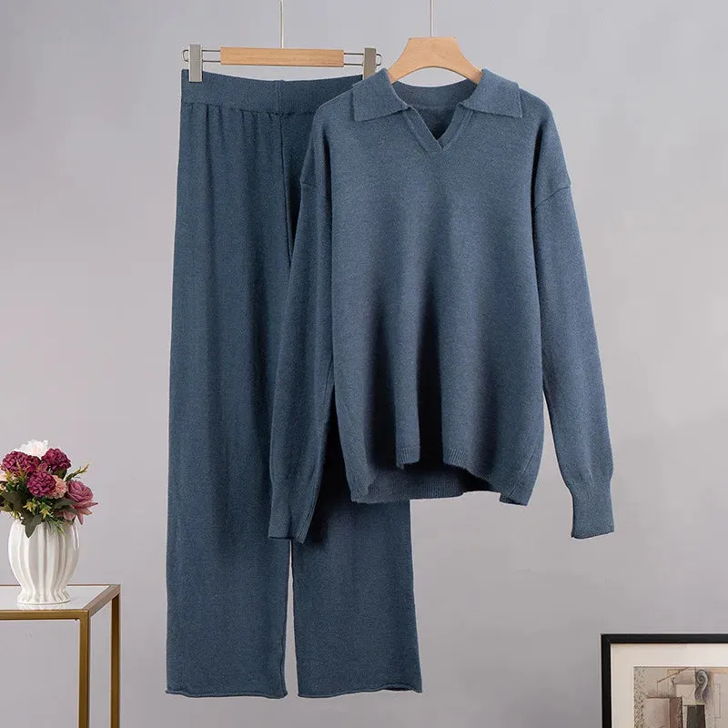 Luxury Cashmere-Like Loungewear Set