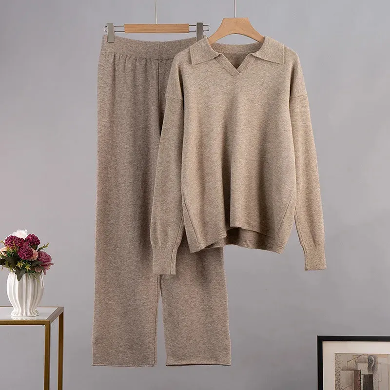 Luxury Cashmere-Like Loungewear Set