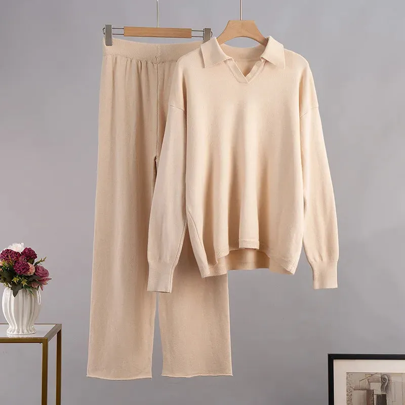 Luxury Cashmere-Like Loungewear Set