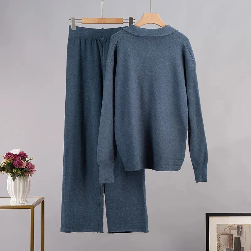 Luxury Cashmere-Like Loungewear Set