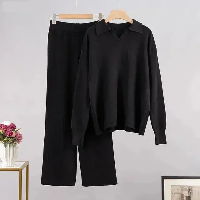 Luxury Cashmere-Like Loungewear Set