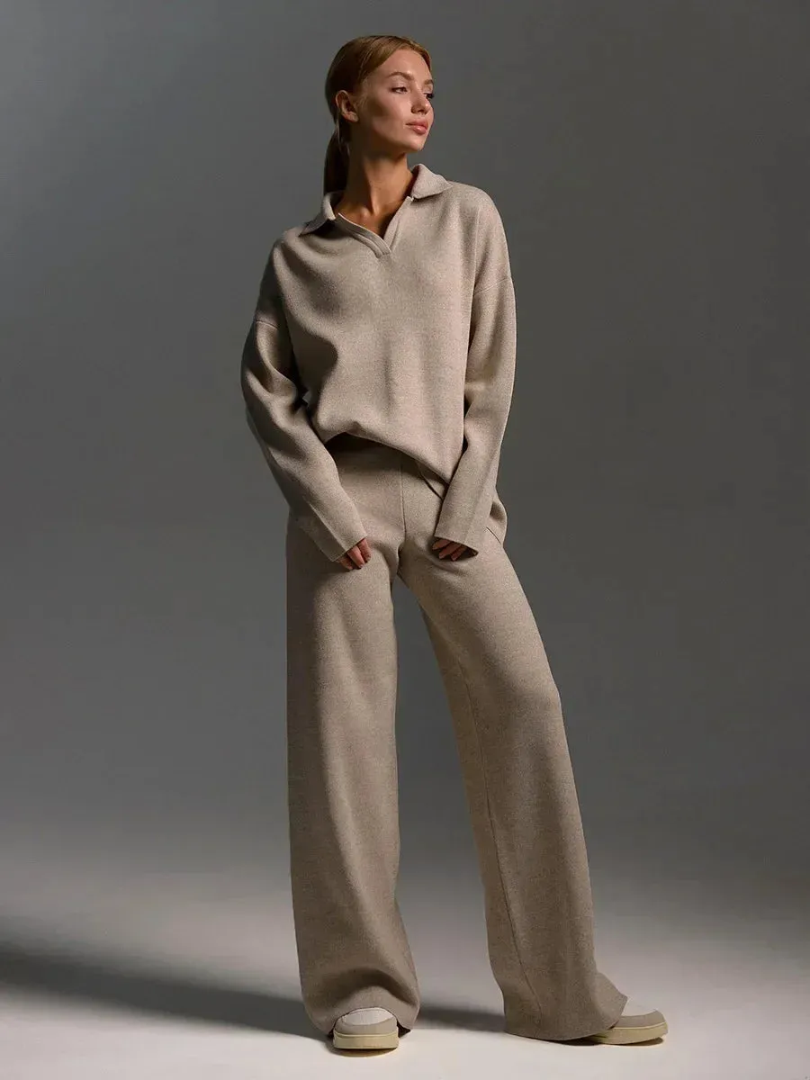 Luxury Cashmere-Like Loungewear Set